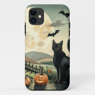 Funda Para iPhone 11 Halloween/otoño/otoño/otoño/calabaza/gato