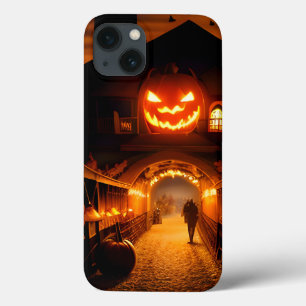 Funda Para iPhone 13 Halloween Paisaje Cinco