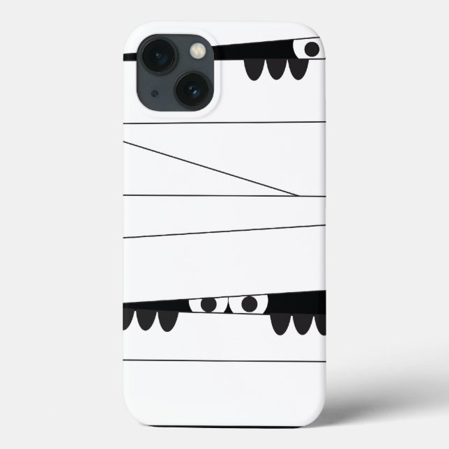 Funda De Case-Mate Para iPhone Halloween Peeking Mummy (Reverso)