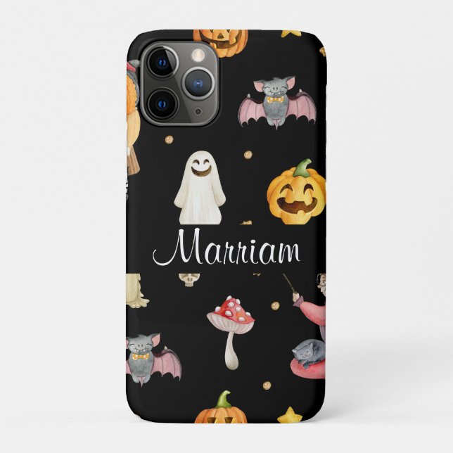 Funda De Case-Mate Para iPhone Halloween personalizado (Reverso)