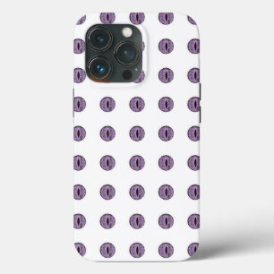 Funda Para iPhone 13 Pro Halloween Purple Polka Dot Eyes