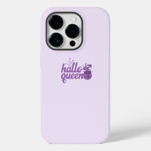 Funda Para iPhone 14 Pro De Case-Mate Halloween, Reina de Halloween, Halloqueen, Retro