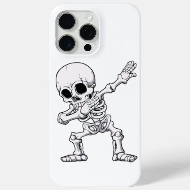 Funda De Case-Mate Para iPhone Halloween Skeleton Dabbing (Reverso )