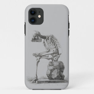 Funda Para iPhone 11 Halloween Skeleton Sitting Anatomy