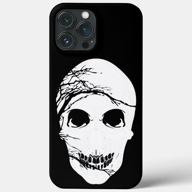 Funda De Case-Mate Para iPhone Halloween Skull (Reverso )