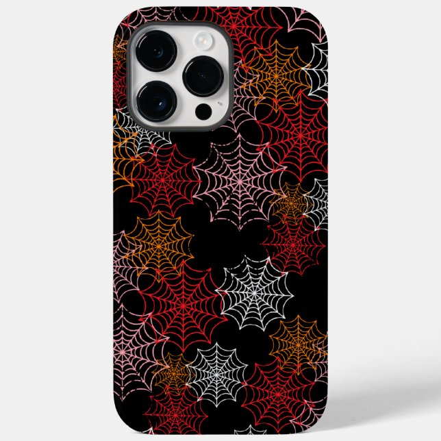 Funda De Case-Mate Para iPhone Halloween Spider Web (Reverso )