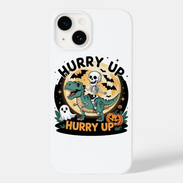 Funda De Case-Mate Para iPhone Halloween T-Rex (Reverso )