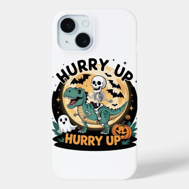 Funda De Case-Mate Para iPhone Halloween T-Rex (Reverso )