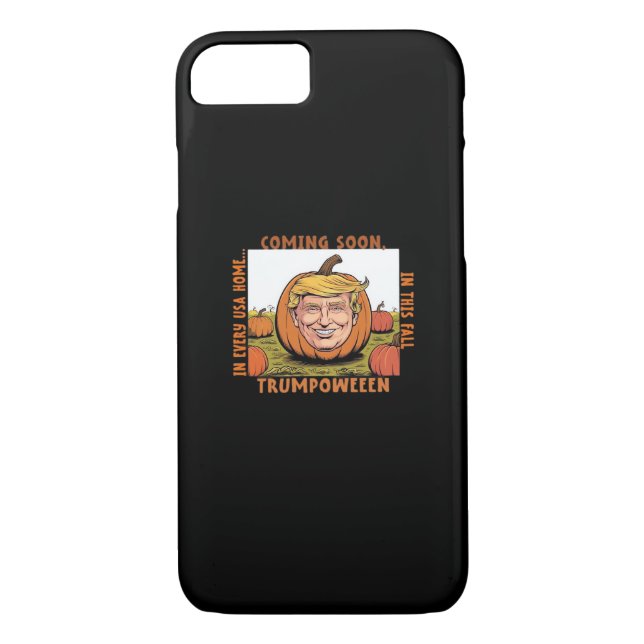 Funda De Case-Mate Para iPhone Halloween - Trumpkin Election Classic (Reverso)