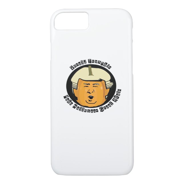 Funda De Case-Mate Para iPhone Halloween Trumpkin Pumpkin Classic (Reverso)