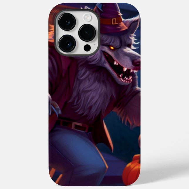 Funda De Case-Mate Para iPhone Halloween/werewolf/otoño/otoño (Reverso )