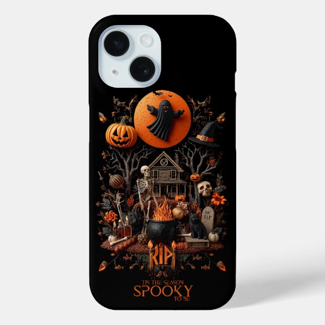 Funda De Case-Mate Para iPhone hallowen (Reverso )