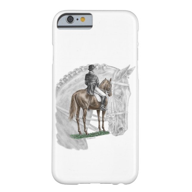 Funda De Case-Mate Para iPhone Halt Salute Dressage Horse (Reverso)