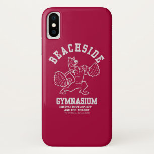 Funda Para iPhone X Halterofilia por Scooby-Doo "Gimnasio en la playa"