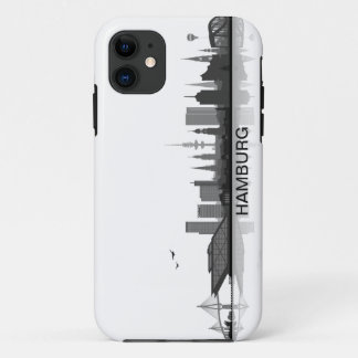 Funda Para iPhone 11 Hamburgo skyline iPhone 5 sleeve/Case