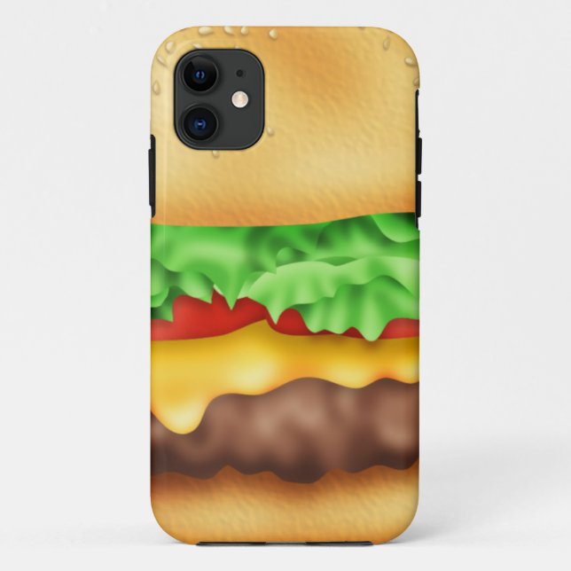 Funda De Case-Mate Para iPhone Hamburguesa con todo! (Reverso)
