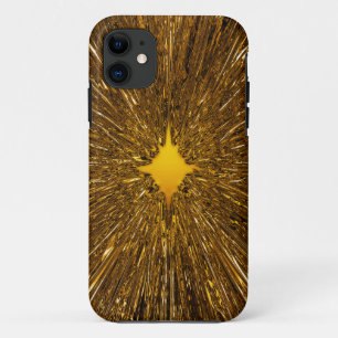 Funda Para iPhone 11 Hamburguesa dorada