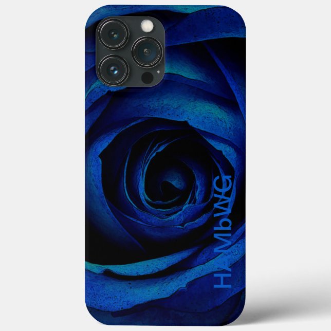 Funda De Case-Mate Para iPhone HAMbWG - Rosa azul gótico (Reverso )