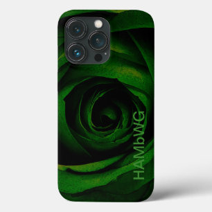 Funda Para iPhone 13 Pro HAMbWG - Rosa verde gótico