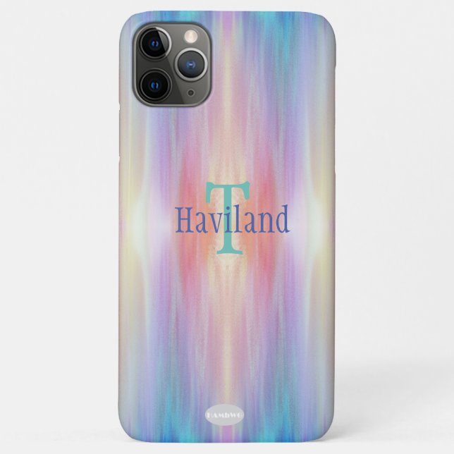 Funda De Case-Mate Para iPhone HAMbyWG Negro con un aspecto suave de Pastel (Reverso)