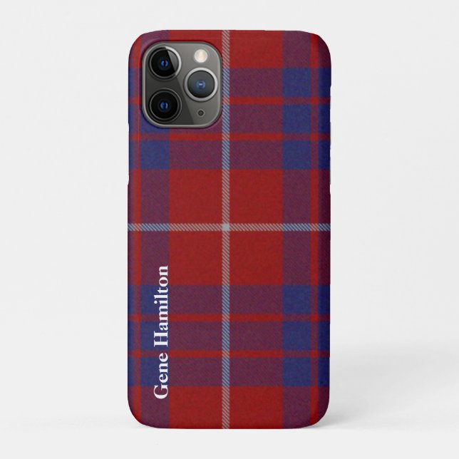 Funda De Case-Mate Para iPhone Hamilton Scottish Tartan Plaid (Reverso)