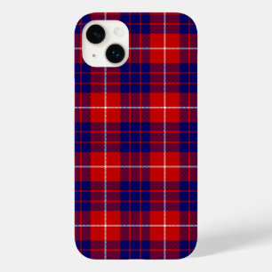 Funda Para iPhone 14 Plus De Case-Mate Hamilton tartan azul violeta