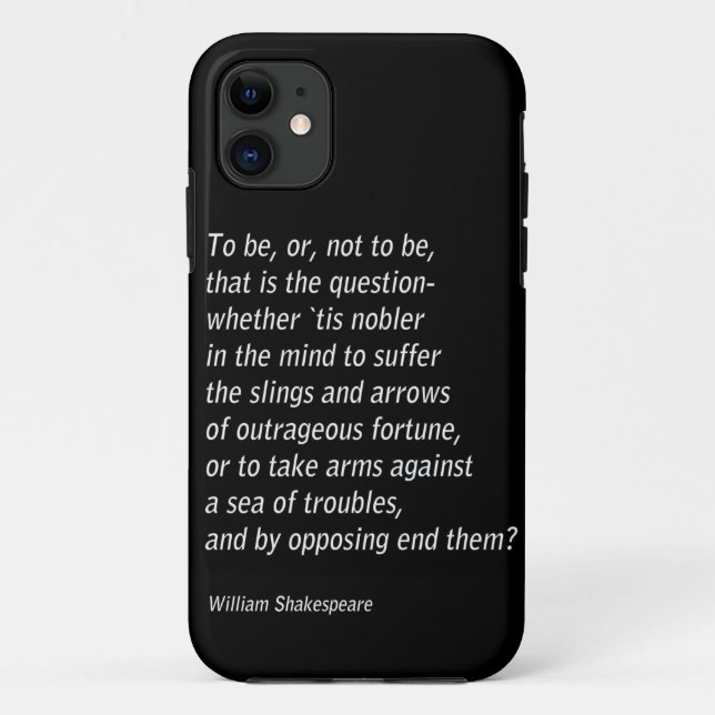 Funda De Case-Mate Para iPhone "Hamlet" de William Shakespeare (Reverso)