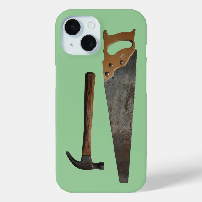 Funda De Case-Mate Para iPhone Hammer y Saw (Reverso )