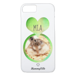 Funda Para iPhone 8/7 Hammyville - Corazón de Hámster Cute