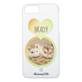 Funda Para iPhone 8/7 Hammyville - Corazón de Hámster Cute