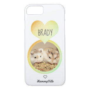 Funda Para iPhone 8/7 Hammyville - Corazón de Hámster Cute