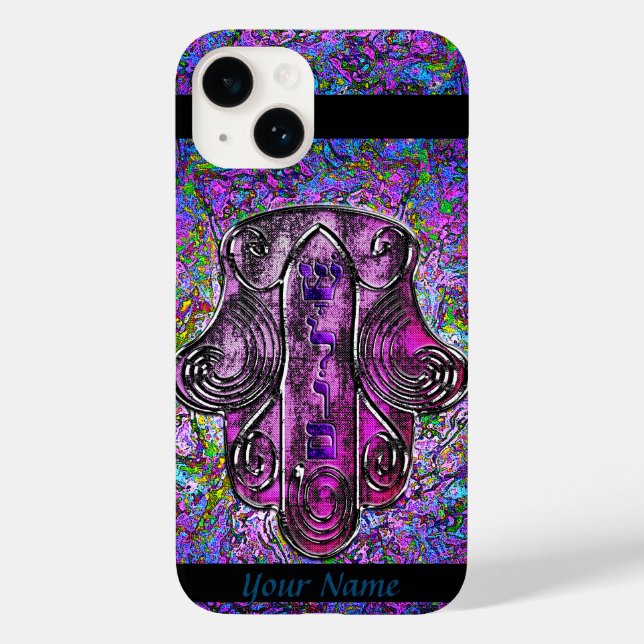 Funda De Case-Mate Para iPhone Hamsa Fusion (Personalizado) (Reverso )