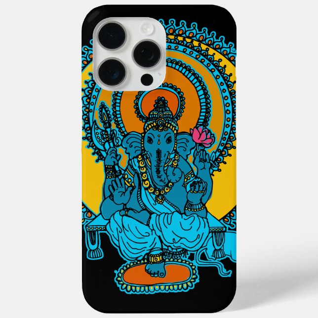 Funda De Case-Mate Para iPhone Hand draw Ganesh (Reverso )