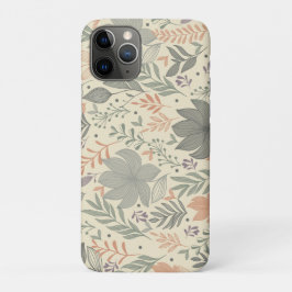 Funda Para iPhone 11 Pro Hand Drawn Flowers