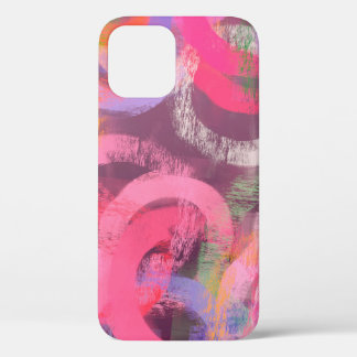 Funda Para iPhone 12 Handmade surreal abstract pattern. Modern artistic