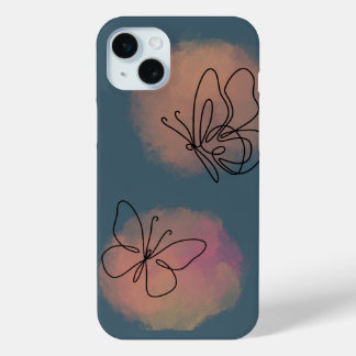 Funda Para iPhone 15 Mini  Handyhülle mit Schmetterlingen