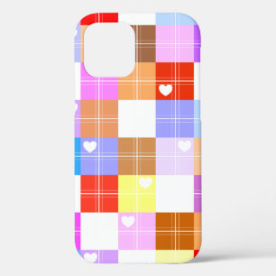 Funda Para iPhone 12 Happy - Bonito en Plaid 13 - Estuche para iPhone