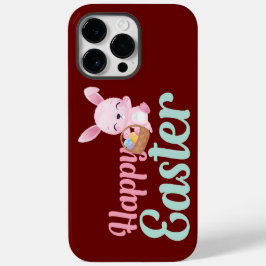 Funda Para iPhone 14 Pro Max De Case-Mate HAPPY EASTER divertido conejito de Pascua