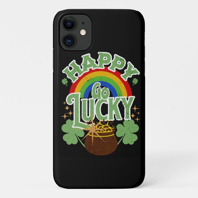 Funda De Case-Mate Para iPhone Happy Go Lucky (Reverso)