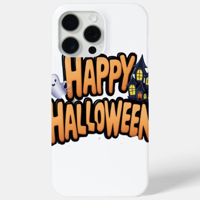 Funda De Case-Mate Para iPhone Happy Halloween  (Reverso )