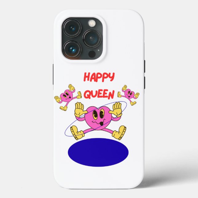 Funda De Case-Mate Para iPhone Happy Queen Phone Case (Reverso )