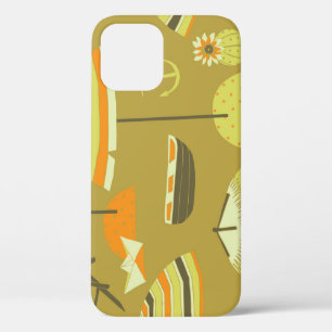 Funda Para iPhone 12 Happy Summertime Fun Seless Pattern