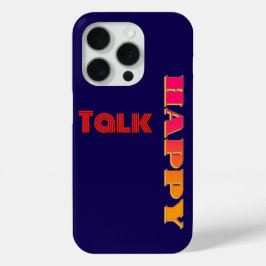 Funda Para iPhone 15 Pro Happy Talk Dk Blue