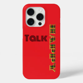 Funda Para iPhone 15 Pro Happy Talk Planteado Red