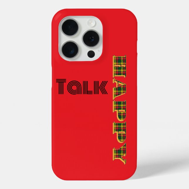 Funda De Case-Mate Para iPhone Happy Talk Planteado Red (Reverso )