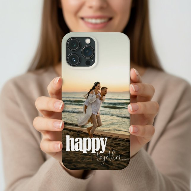 Funda De Case-Mate Para iPhone Happy Together Wordart (happy together photo phonecase)