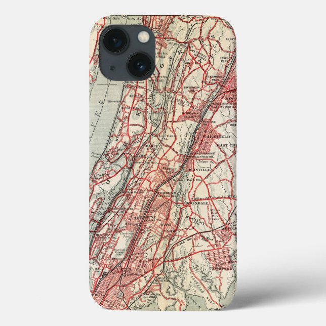 Funda De Case-Mate Para iPhone Harlem, Yonkers, Pelham Manor, Nueva York (Reverso)