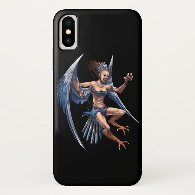 Funda De Case-Mate Para iPhone Harpy de mitología griega (Reverso)