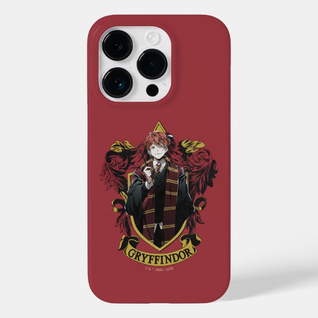 Funda De Case-Mate Para iPhone HARRY POTTER™ | Anime Ron Weasley House Crest (Reverso )
