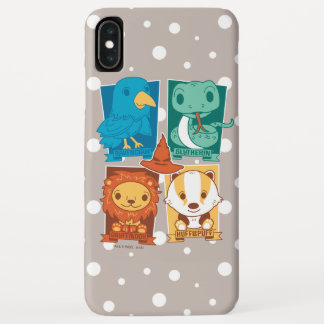 FUNDA PARA iPhone XS MAX HARRY POTTER™ | CARTOON HOGWARTS™ HOUSES